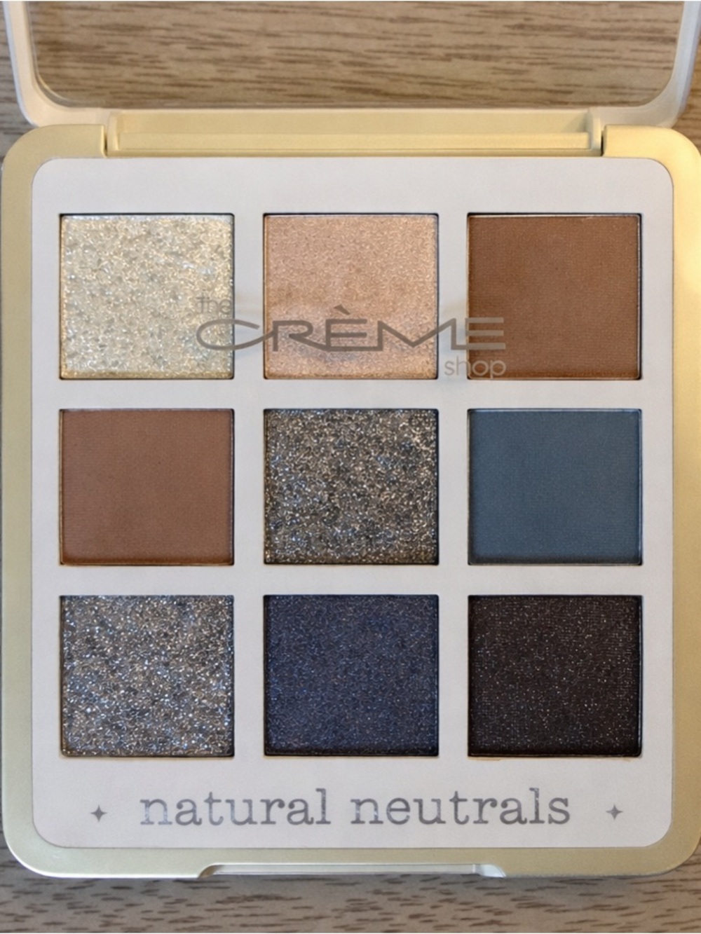 The Crème Shop Natural Neutrals 9 Color Eyeshadow Palette NEW